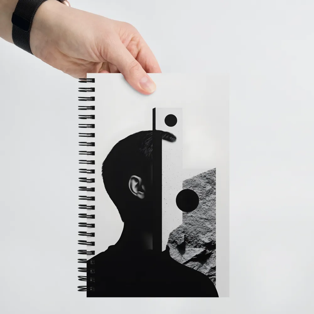 Fragmented Identity | Spiral Notebook