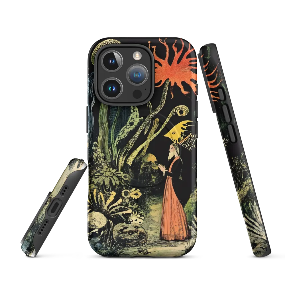 Enchanted Encounter in a Fantastical Garden | Phone Case |  16 Pro | MagSafe® Tough Case | Matte