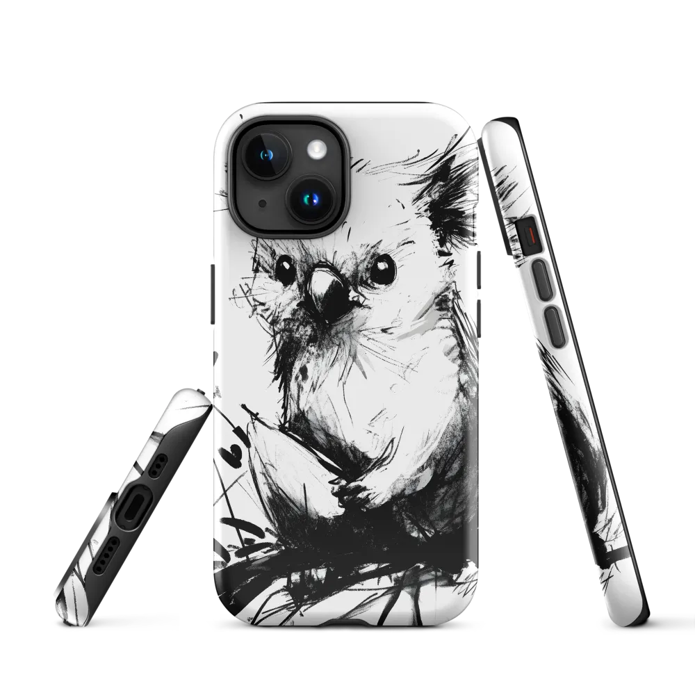 Whimsical Koala in Ink