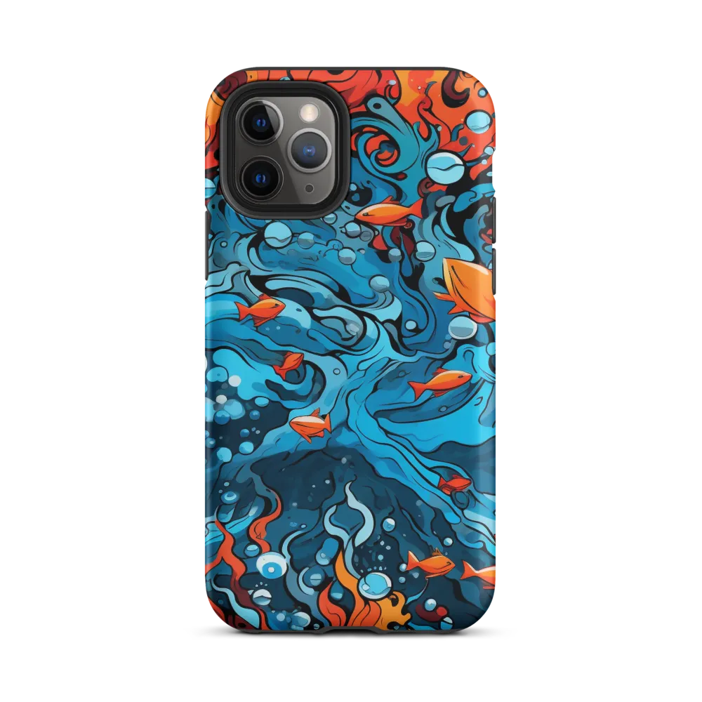 Fluid Harmony: Ocean and Flames