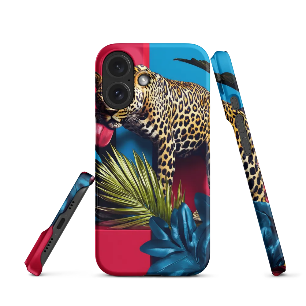 Playful Leopard in Vibrant Paradise