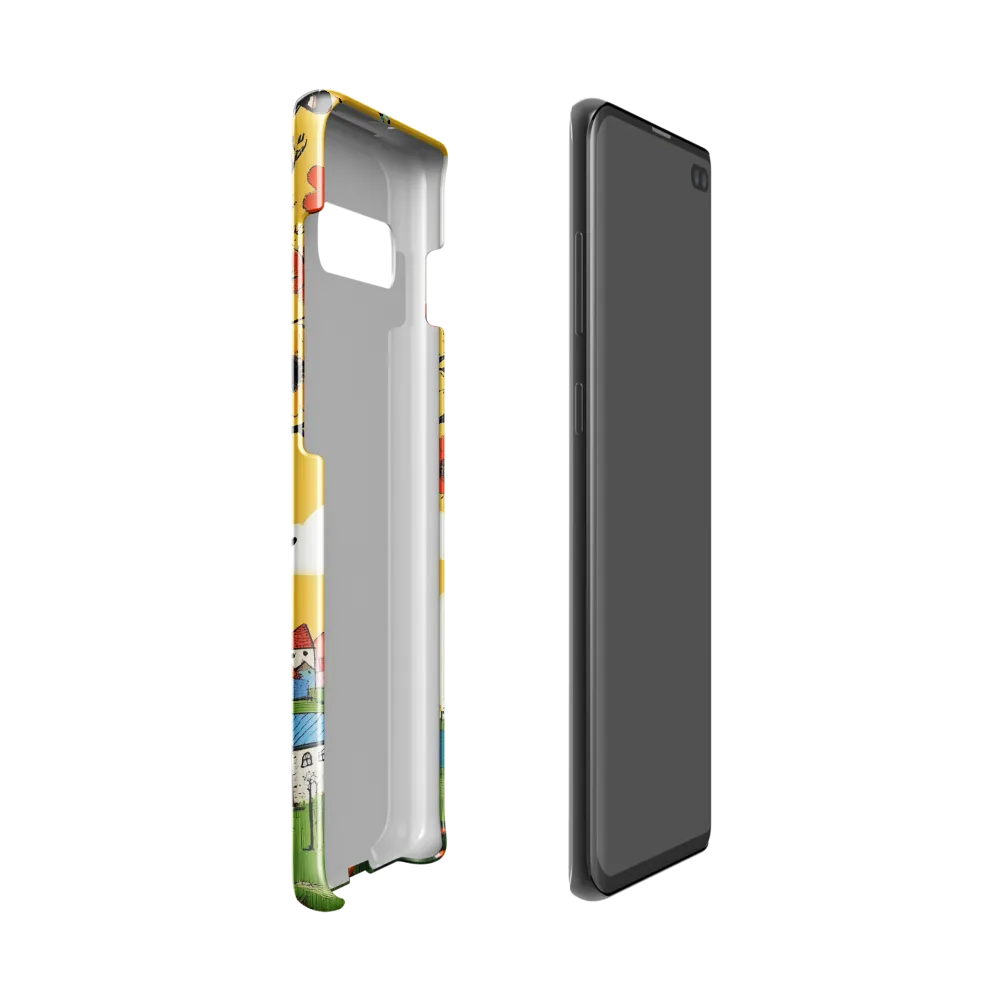 Whimsical Blooms of Life | Phone Case |  S10 | Snap Case | Glossy