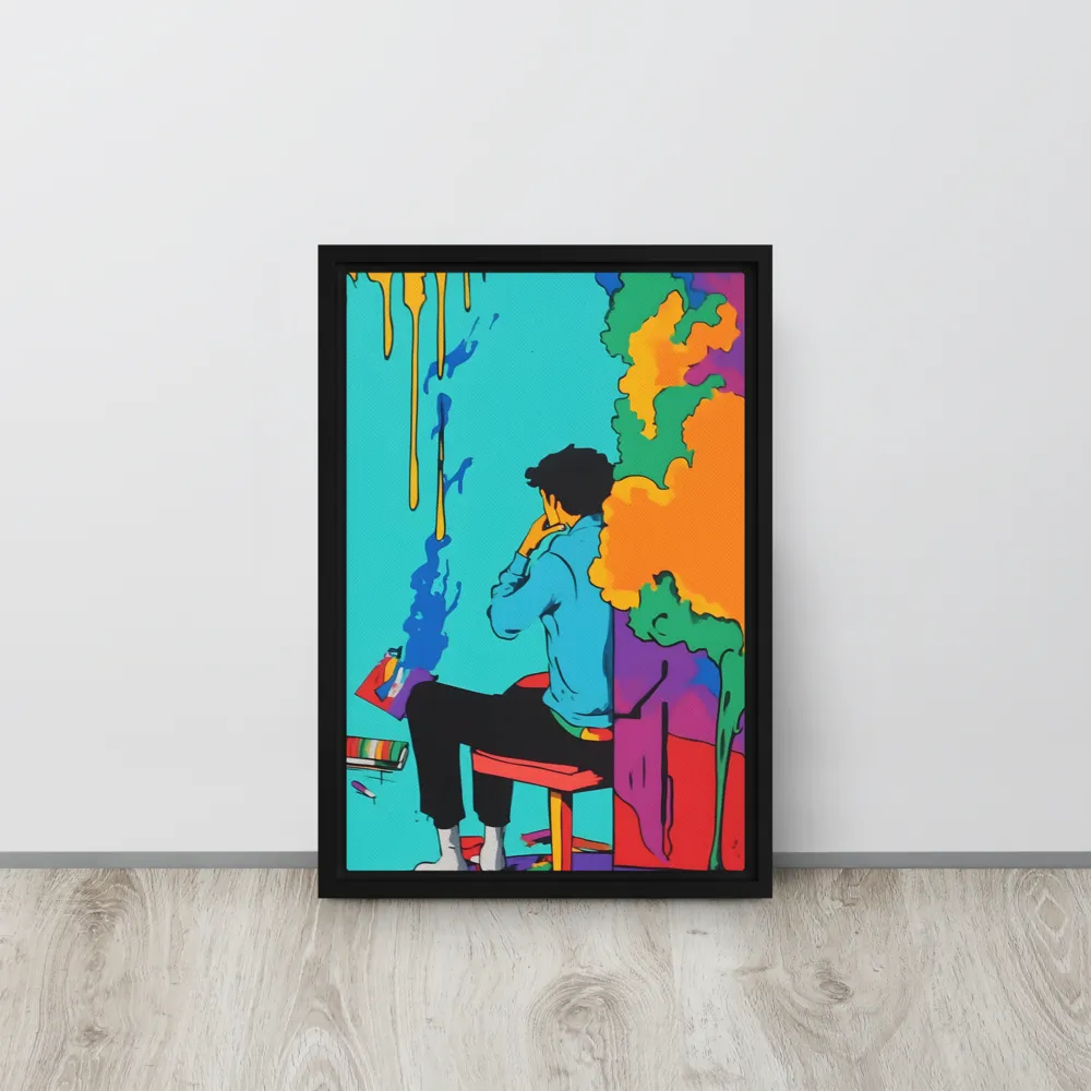 The Artist Within | Canvas with Black Frame | 12″×18″