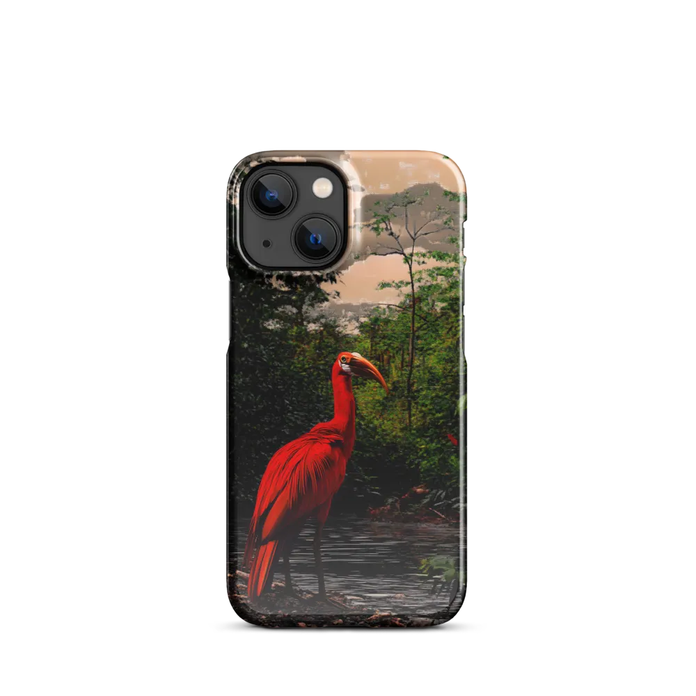Enigmatic Elegance: The Scarlet Observer