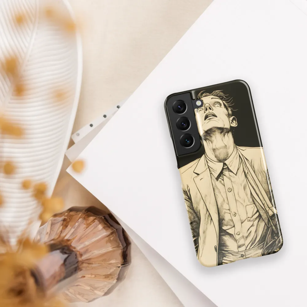 Desperate Gaze | Phone Case |  S22 | Snap Case | Glossy