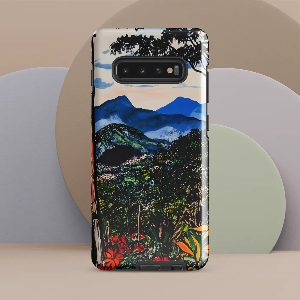 Nature's Vibrant Embrace | Phone Case |  S10 Plus | Tough Case | Glossy