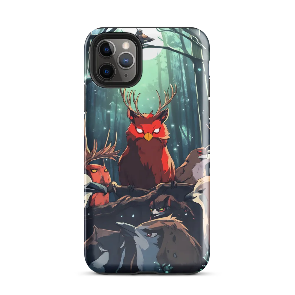 Gathering in the Moonlit Forest | Phone Case |  11 Pro Max | Tough Case | Glossy