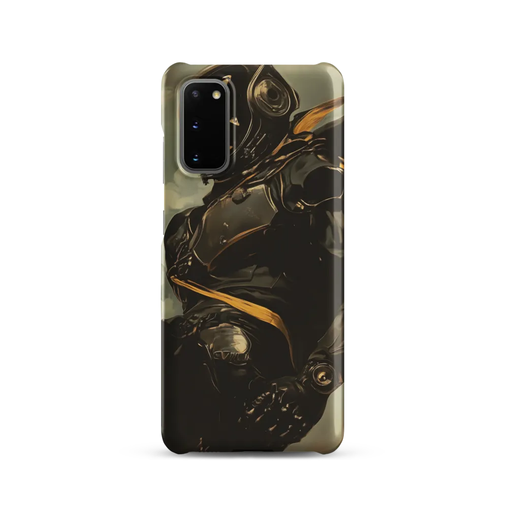 Ethereal Explorer: The Enigmatic Astronaut | Phone Case |  S20 | Snap Case | Matte