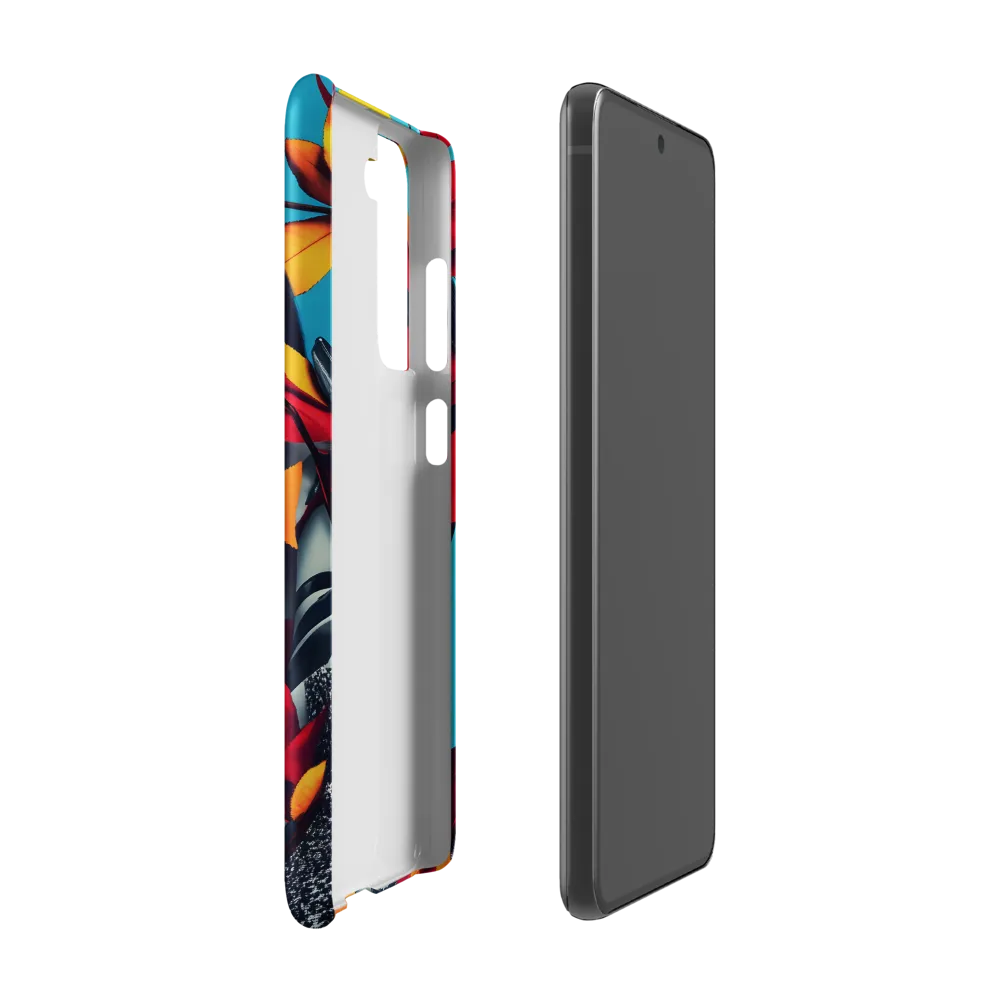 Futuristic Fusion: Nature Meets Technology | Phone Case |  S21 FE | Snap Case | Matte