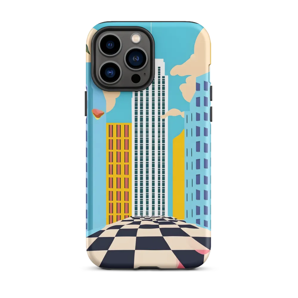 Vibrant Urban Dreamscape | Phone Case |  13 Pro Max | Tough Case | Matte