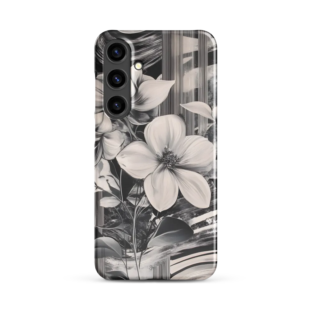 Ethereal Bloom: A Dance of Monochromes