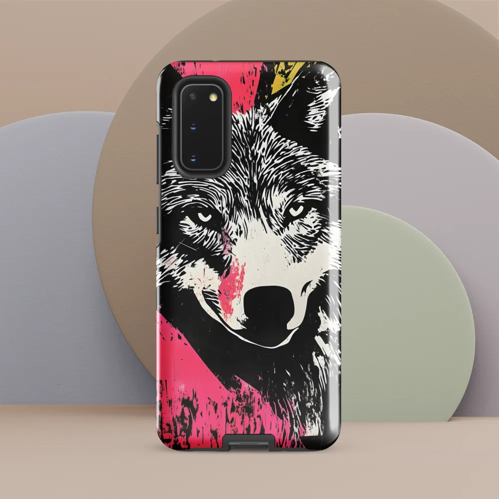 Intense Gaze of the Wolf