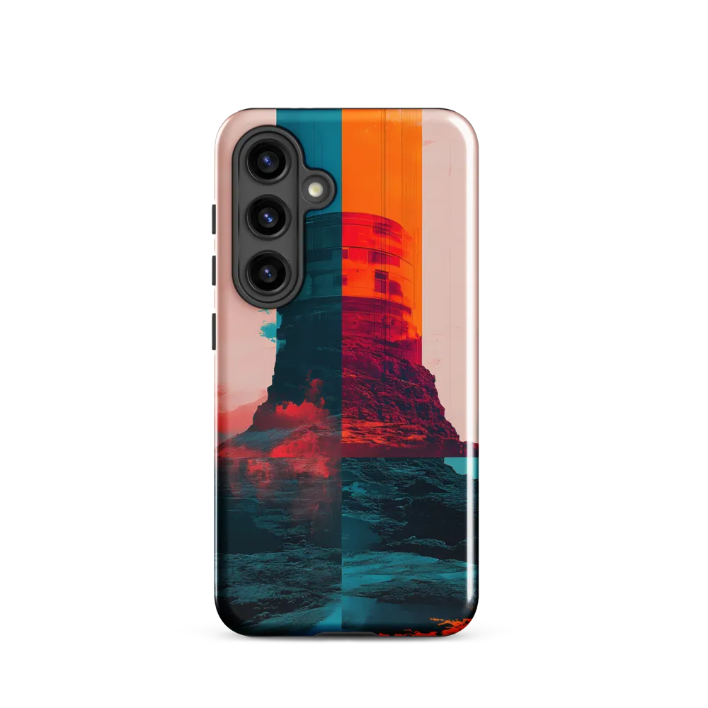 Ethereal Fortress at Sunset