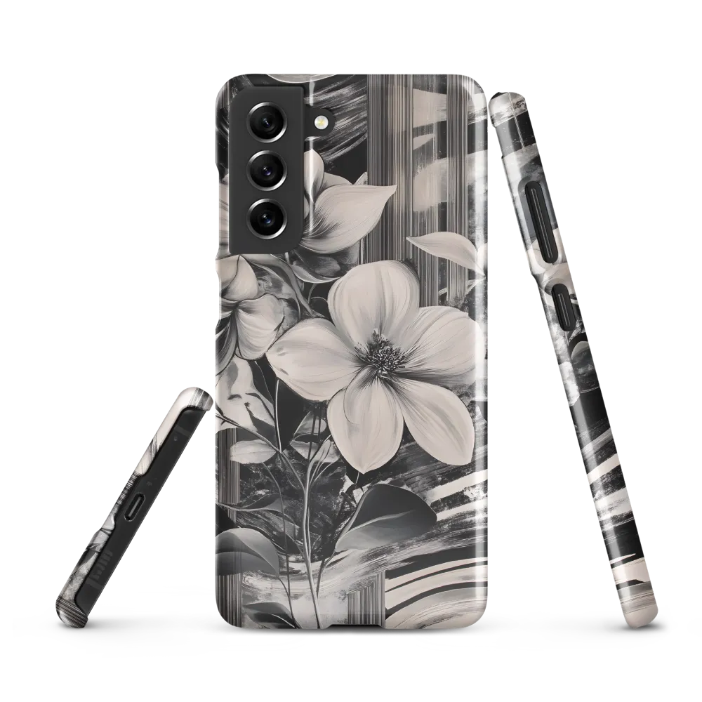 Ethereal Bloom: A Dance of Monochromes