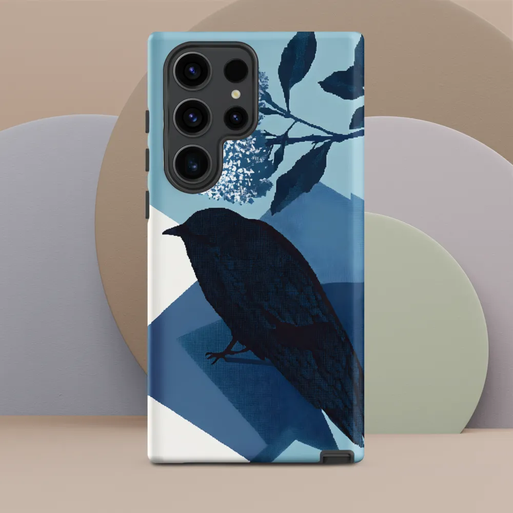 Screenprint Study: Bird and Hydrangea