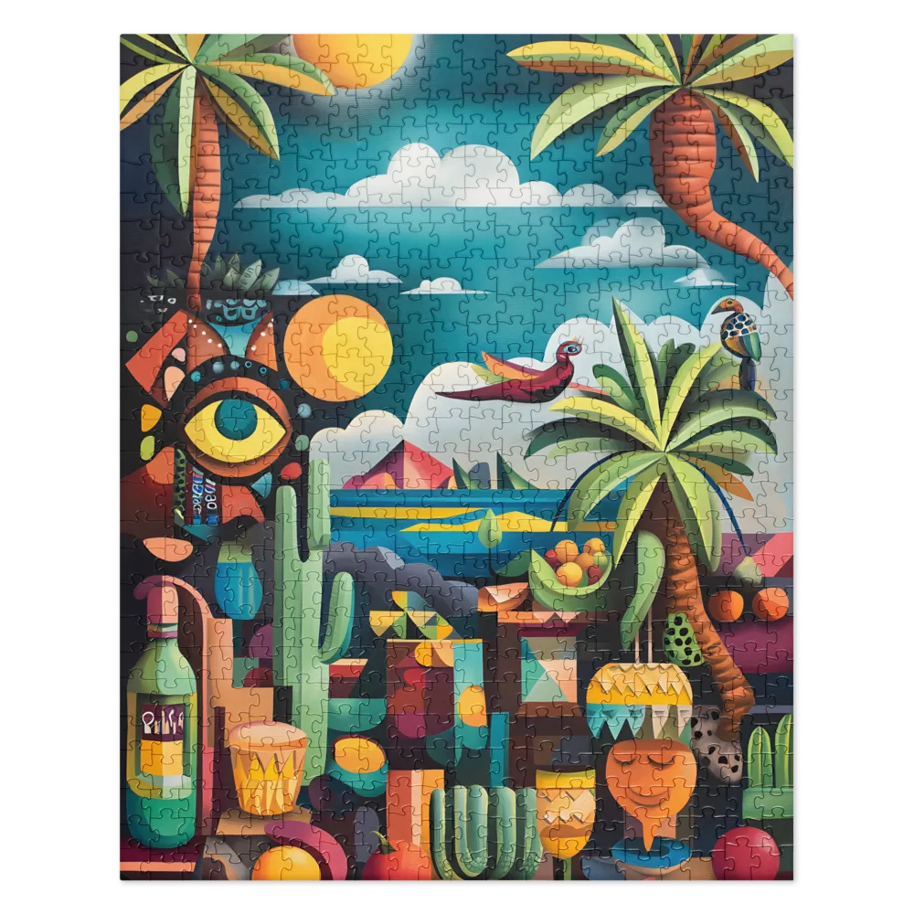 Whimsical Oasis | Jigsaw Puzzle | 520 pieces