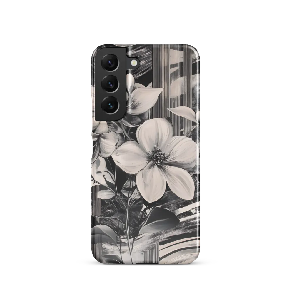 Ethereal Bloom: A Dance of Monochromes