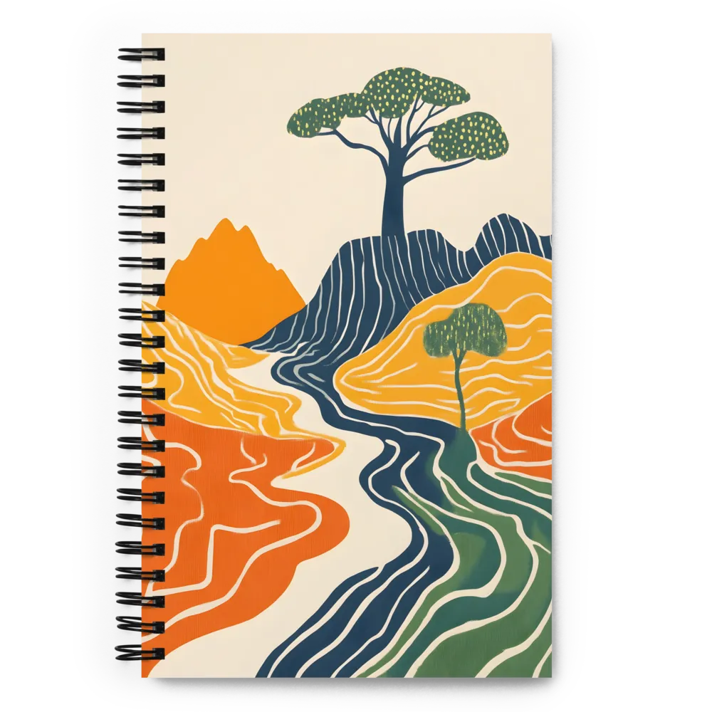 Waves of Serenity | Spiral Notebook