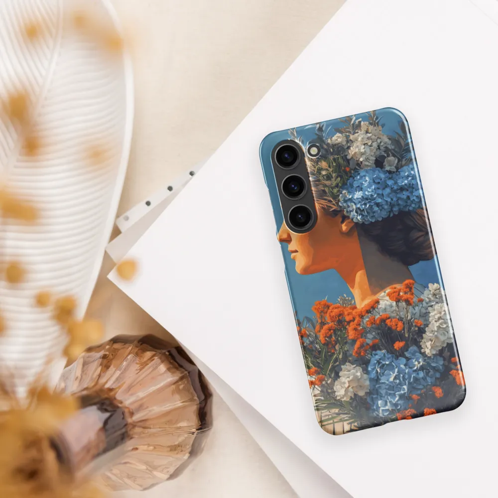 Floral Reverie: A Portrait of Serenity