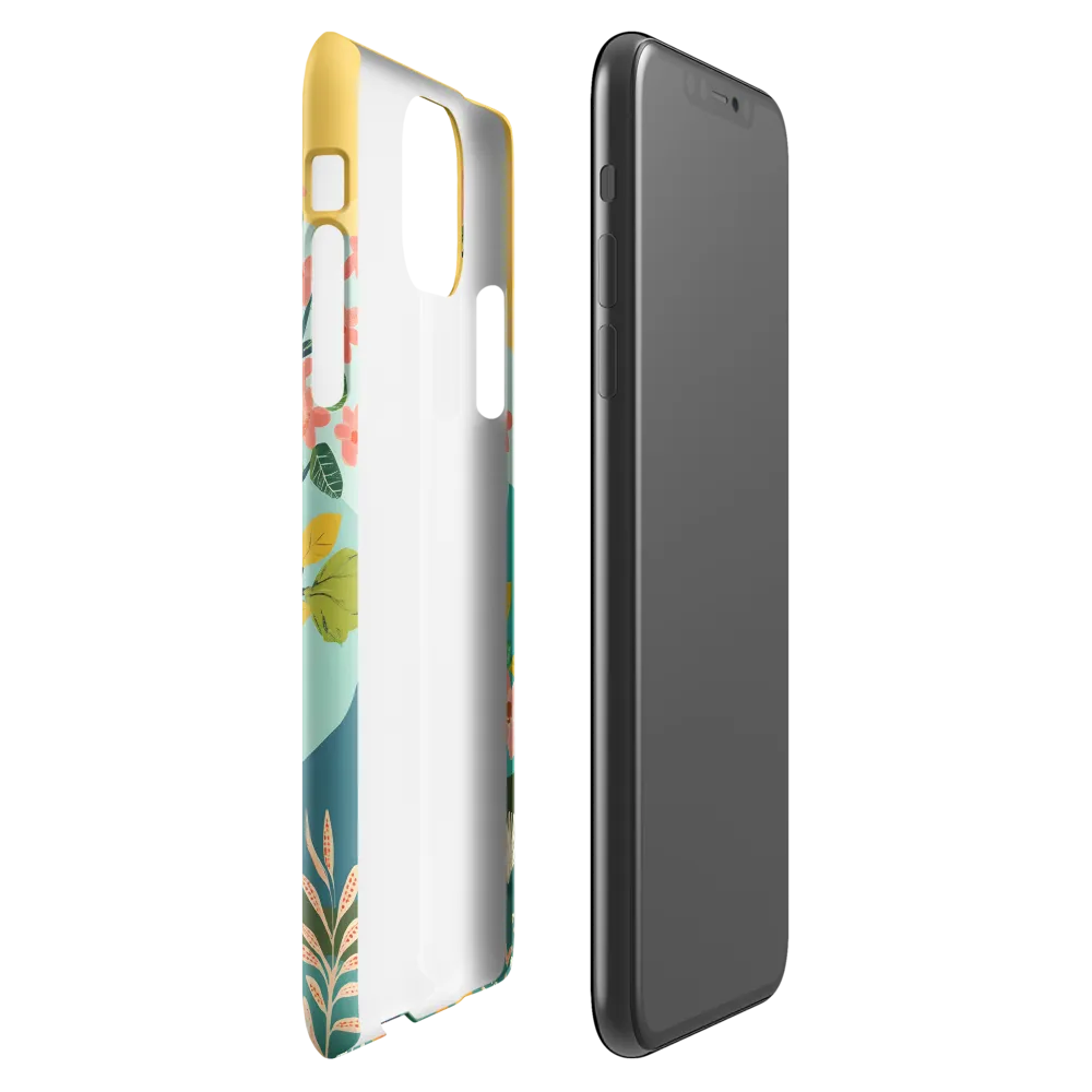 Spring Blossoms: A Serene Encounter | Phone Case |  11 Pro Max | Snap Case | Glossy