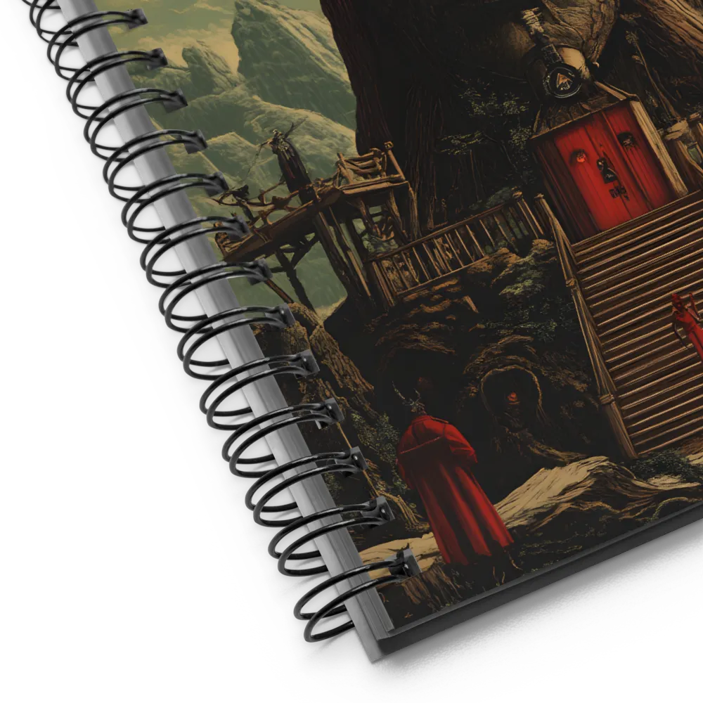 The Enigmatic Guardian of the Grove | Spiral Notebook