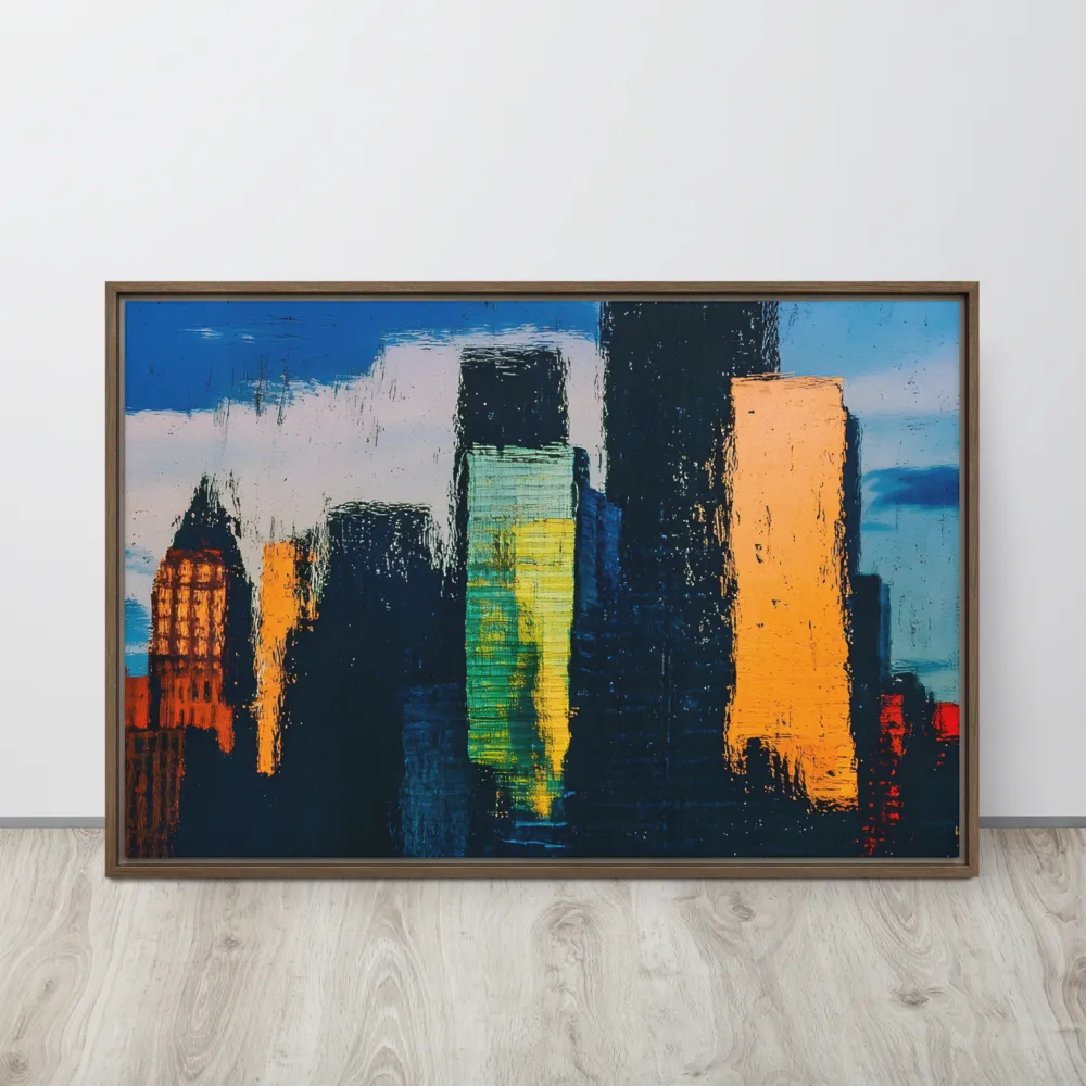 Reflections of Tranquility | Canvas with Brown Frame | 24″×36″