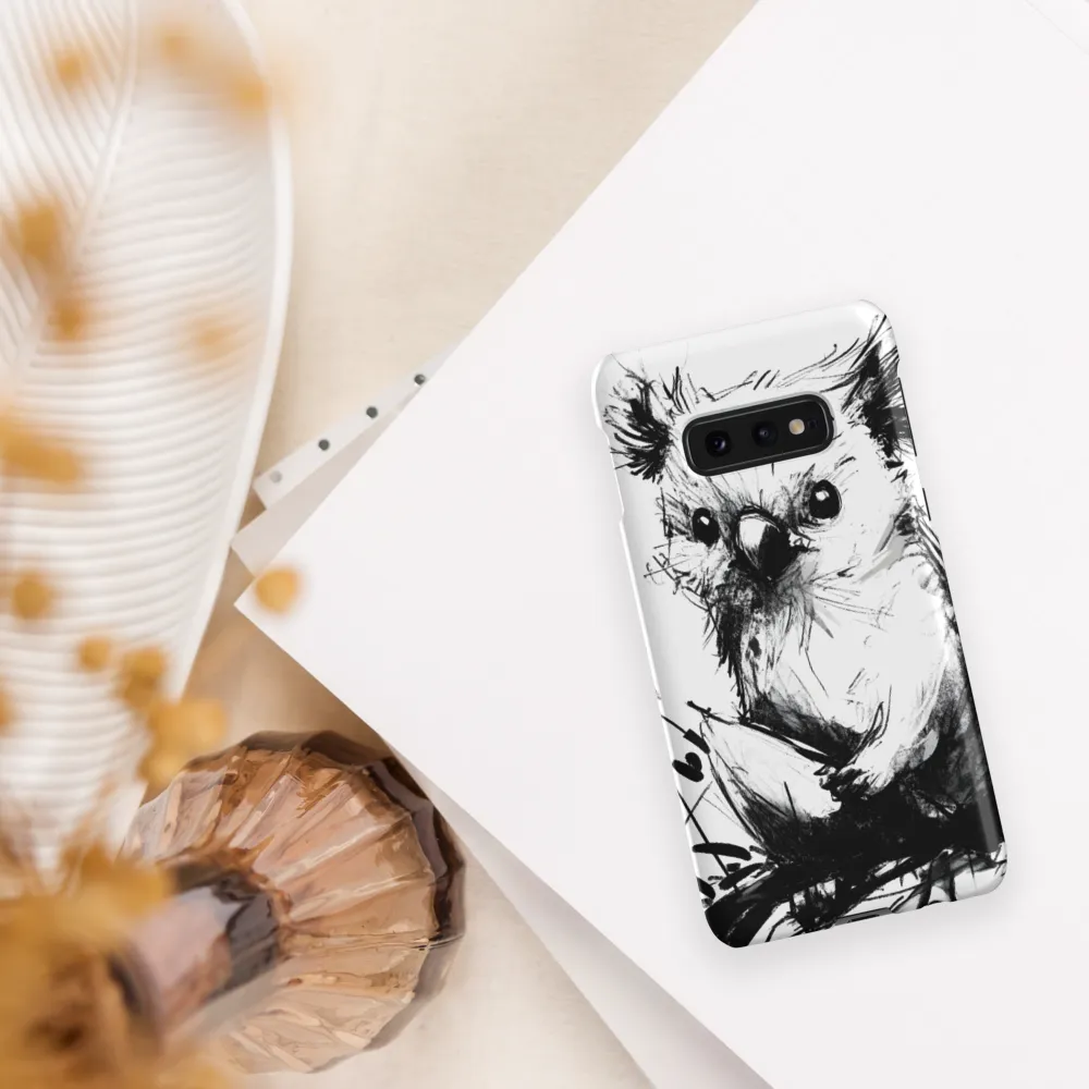 Whimsical Koala in Ink