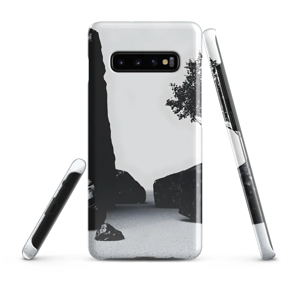 Serenity in Monochrome | Phone Case |  S10 Plus | Snap Case | Glossy