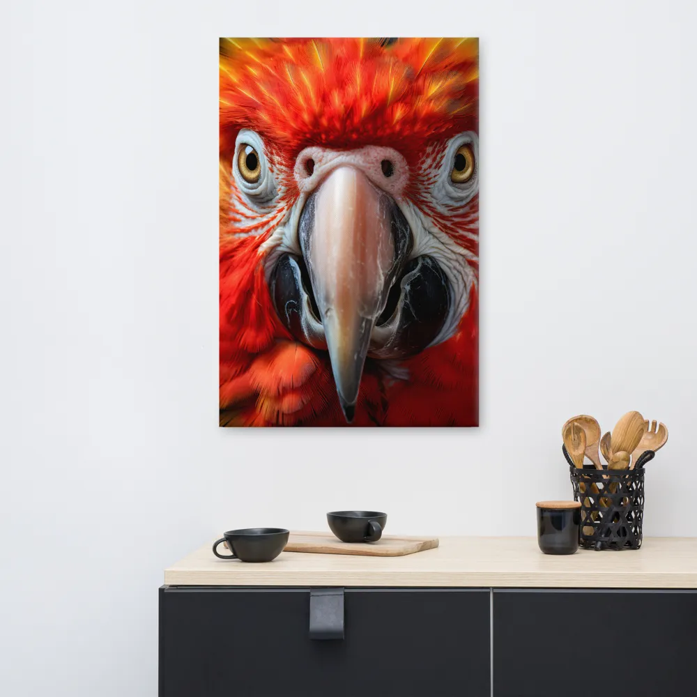 The Fiery Gaze of the Parrot