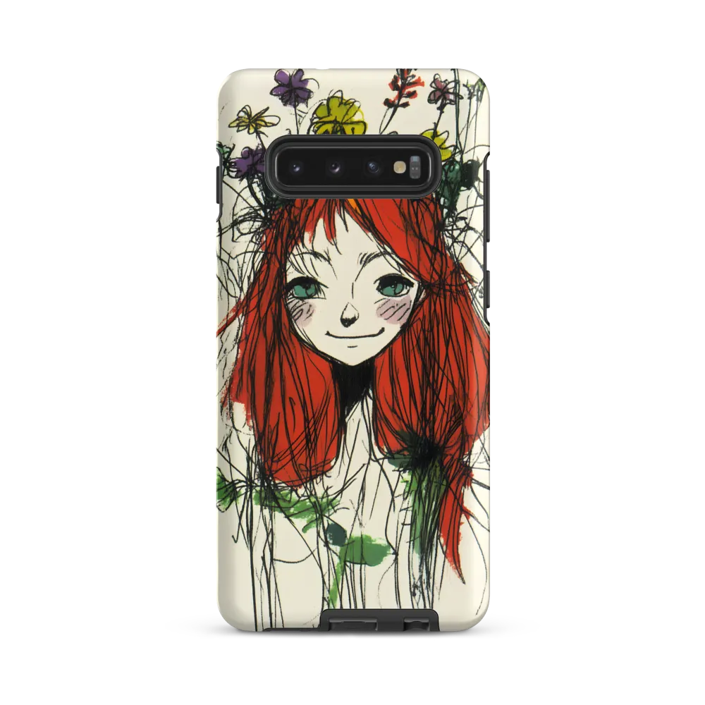 Whimsical Floral Portrait