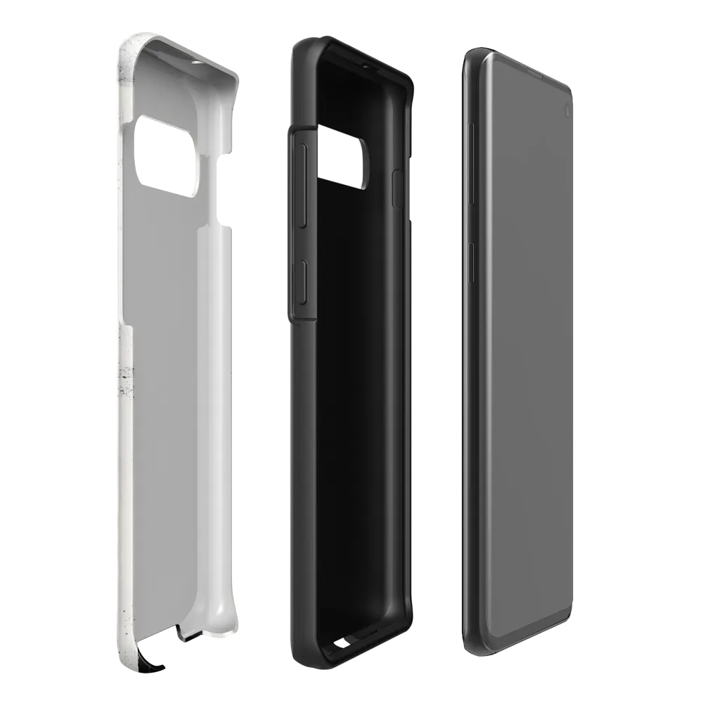 Elegance in Monochrome | Phone Case |  S10 Plus | Tough Case | Glossy