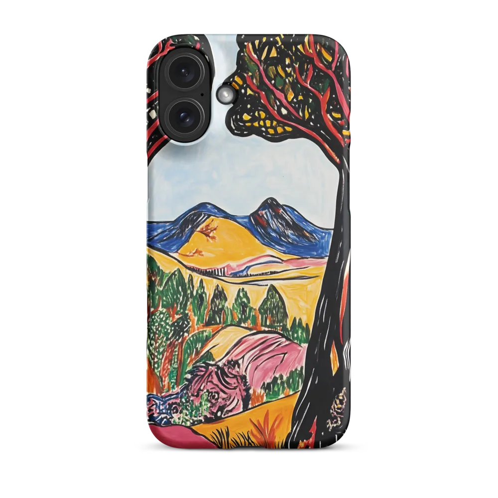 Vibrant Nature's Embrace | Phone Case |  16 Plus | Snap Case | Matte