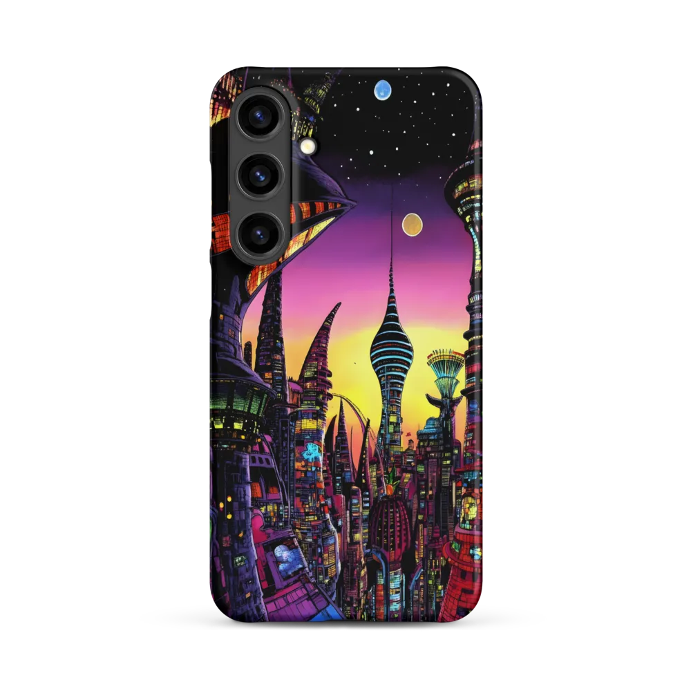 Futuristic Cityscape at Dusk