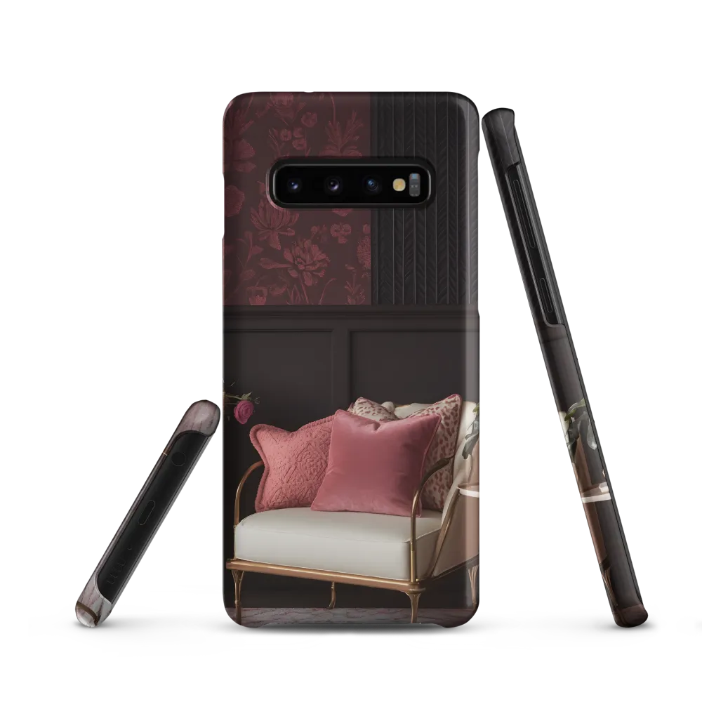 Elegance in Contrast: A Modern Interior Design | Phone Case |  S10 | Snap Case | Matte