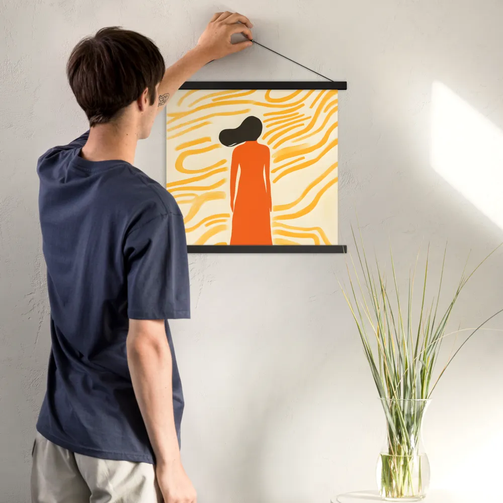 Connection to Serenity | Poster With Black Wood Hanger | 18″×18″