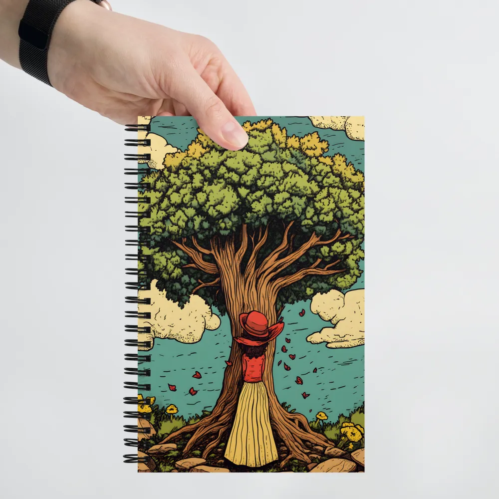 Embracing Nature's Heart | Spiral Notebook