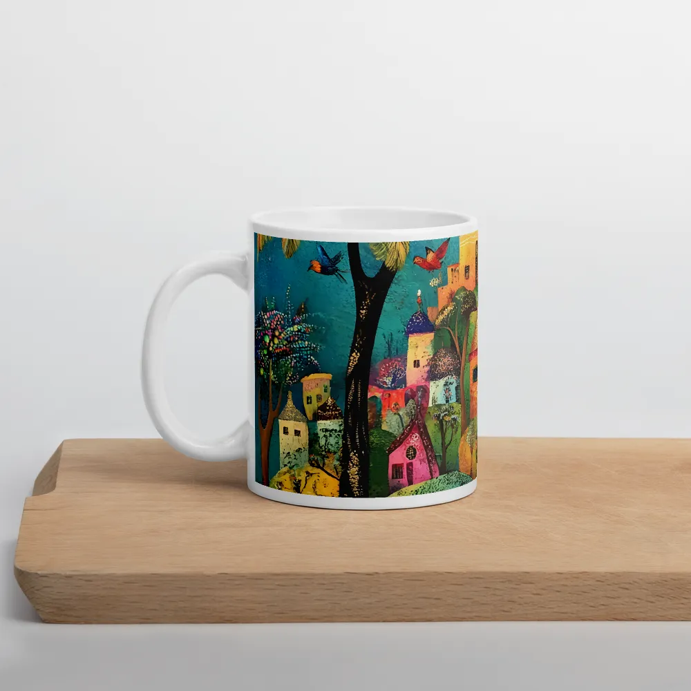 Whimsical Village Harmony | Mugs | Multiple Sizes & Colors