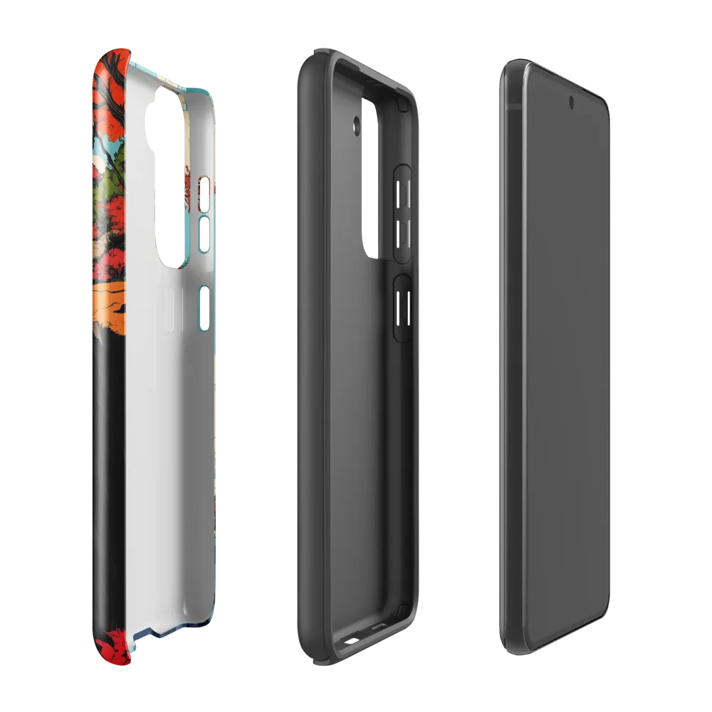 Whispers of the Cliff House | Phone Case |  S21 FE | Tough Case | Glossy