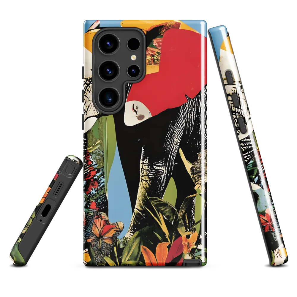 Harmony of Nature: The Elephant's Embrace | Phone Case |  S24 Ultra | Tough Case | Glossy