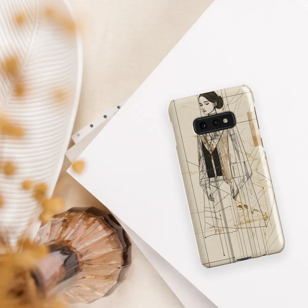 Elegance in Lines | Phone Case |  S10e | Snap Case | Matte