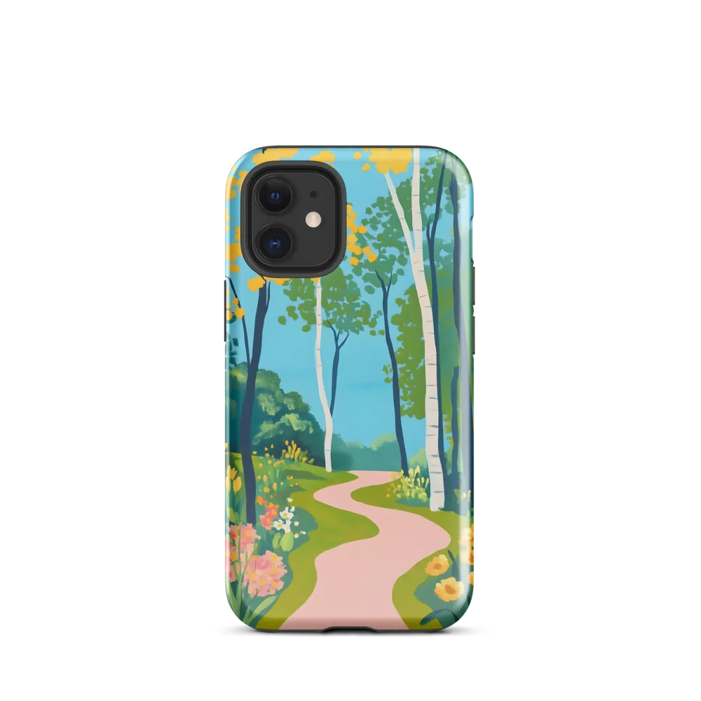 The Winding Path of Nature | Phone Case |  12 mini | Tough Case | Glossy
