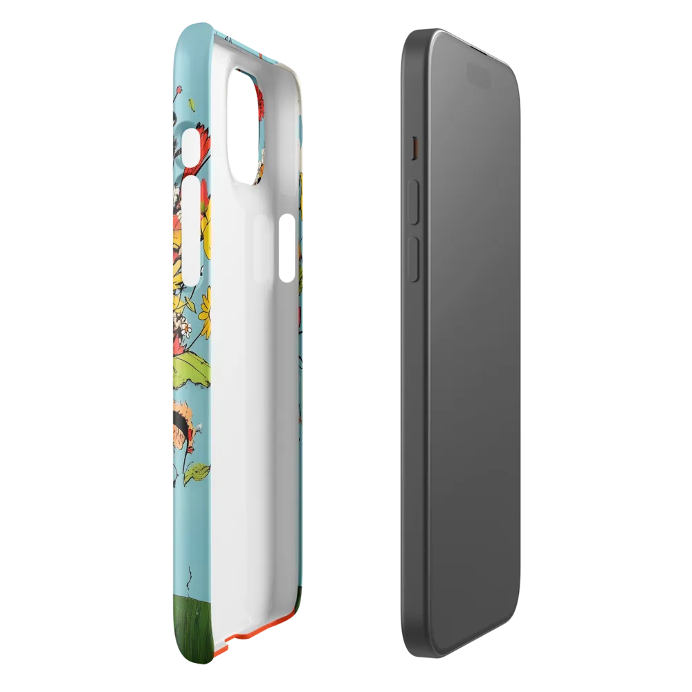 Whimsical Bloom | Phone Case |  15 Plus | Snap Case | Glossy