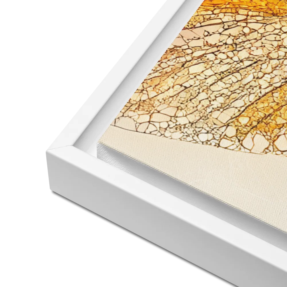 Whispers of the Frosted Meadow | Canvas with White Frame | 24″×36″