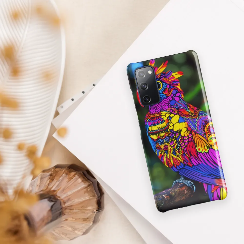 Vibrant Psychedelic Parrot