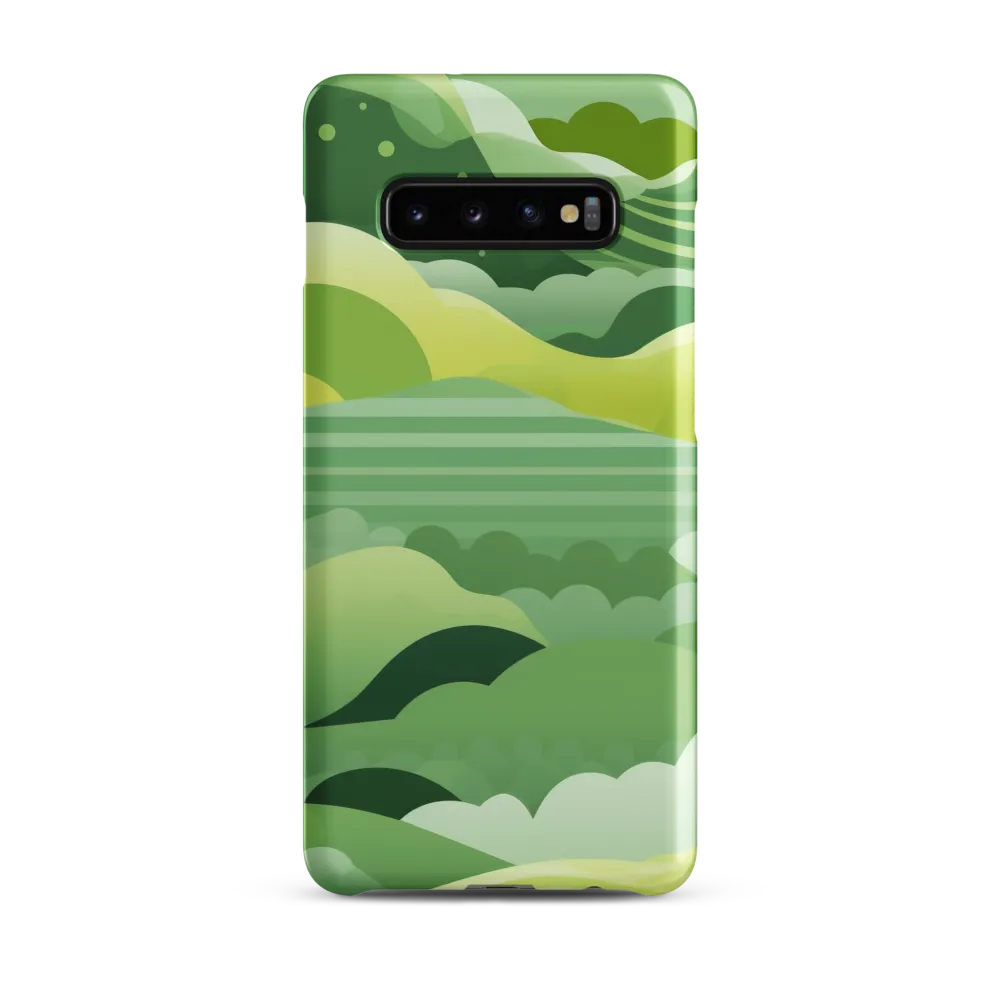 Tranquility in Green Waves