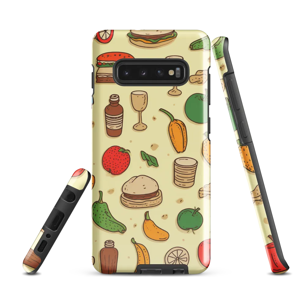 A Whimsical Feast of Colors | Phone Case |  S10 Plus | Tough Case | Glossy