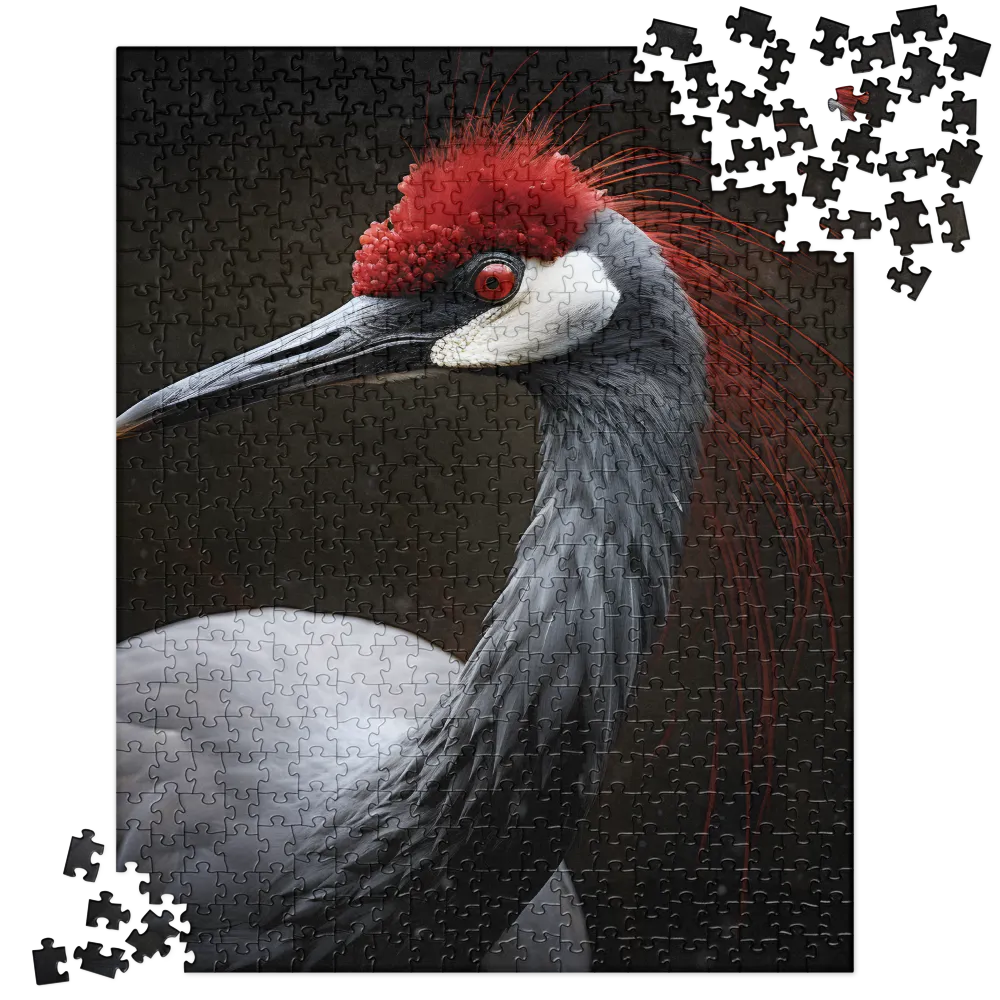 Ember-Crested Elegance | Jigsaw Puzzle | 520 pieces