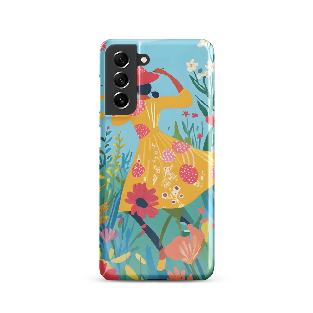 Dancing Among Blossoms | Phone Case |  S21 | Snap Case | Glossy