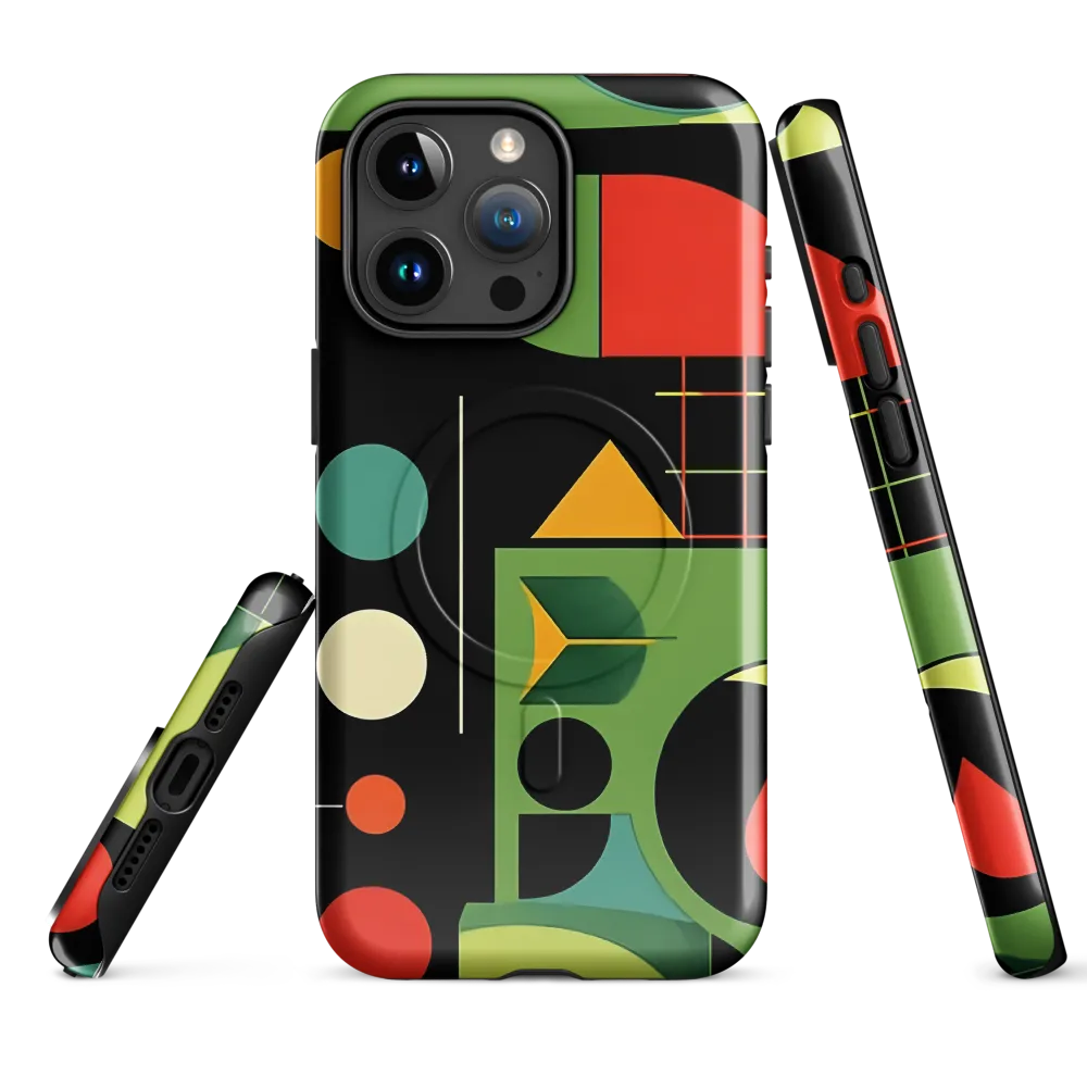 Geometric Harmony | Phone Case |  15 Pro Max | MagSafe® Tough Case | Glossy