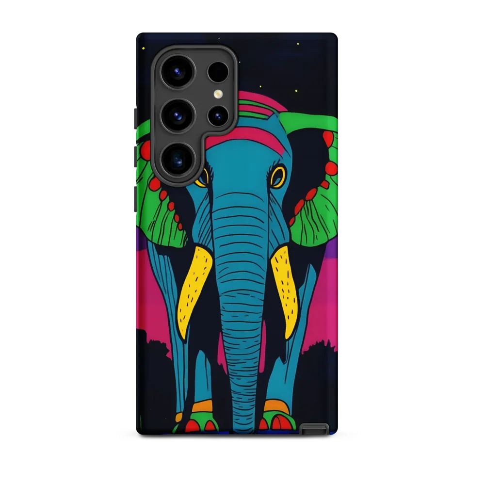 Whimsical Majesty: The Vibrant Elephant